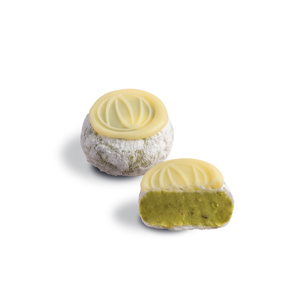 Crunchy Pistachio Seal Bonbon