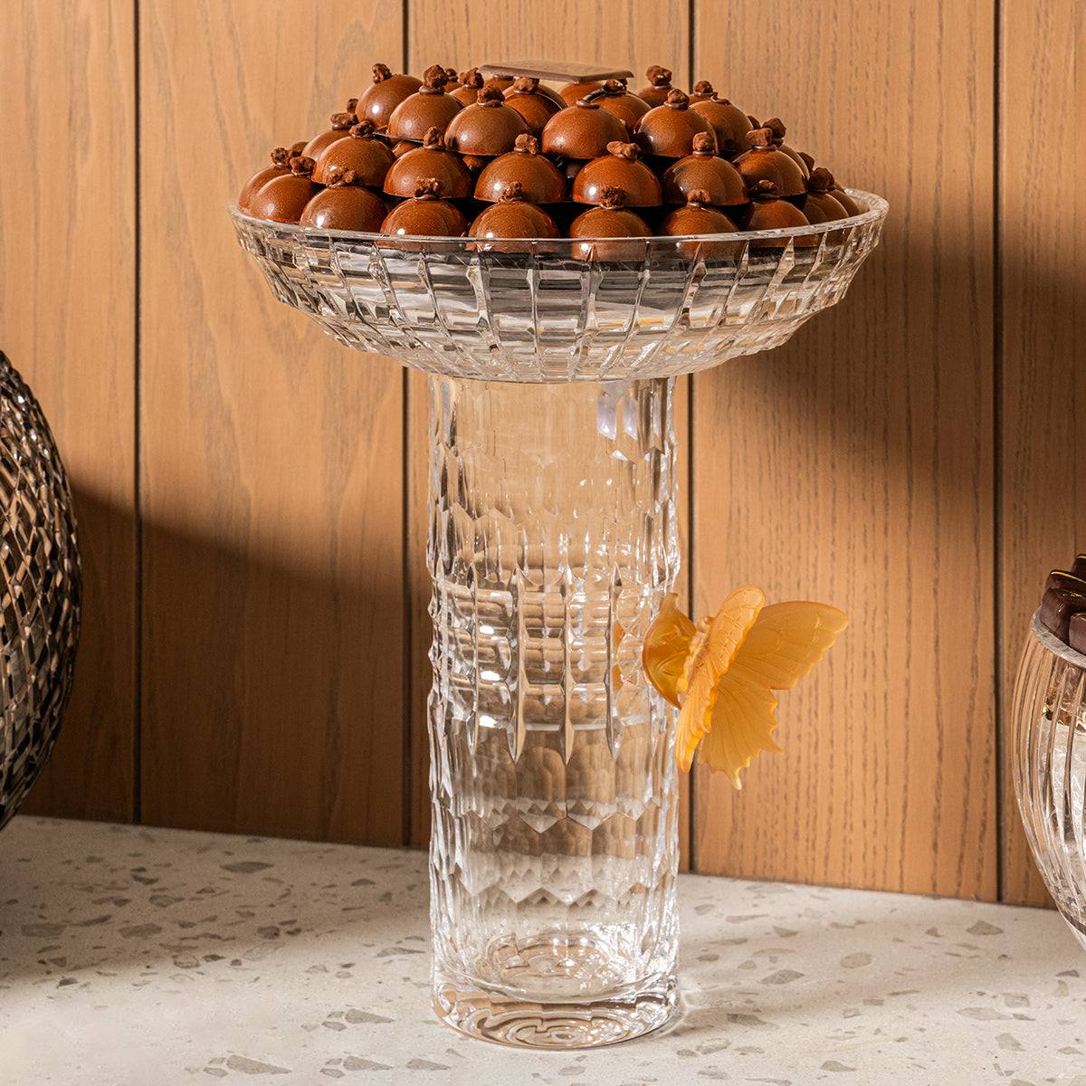 Crystal Golden Butterfly